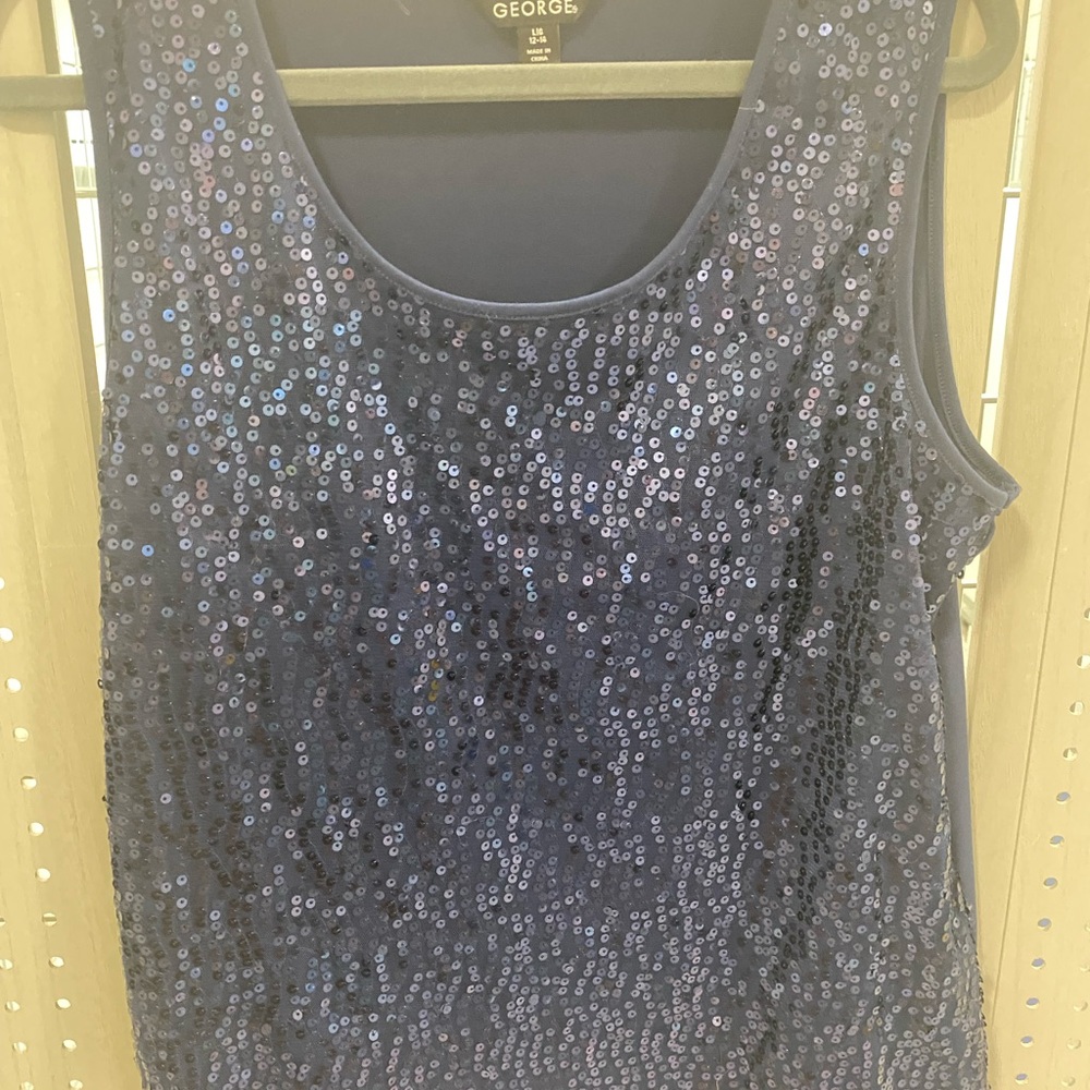 St. John Midnight Blue Sequin Jacket - image 6
